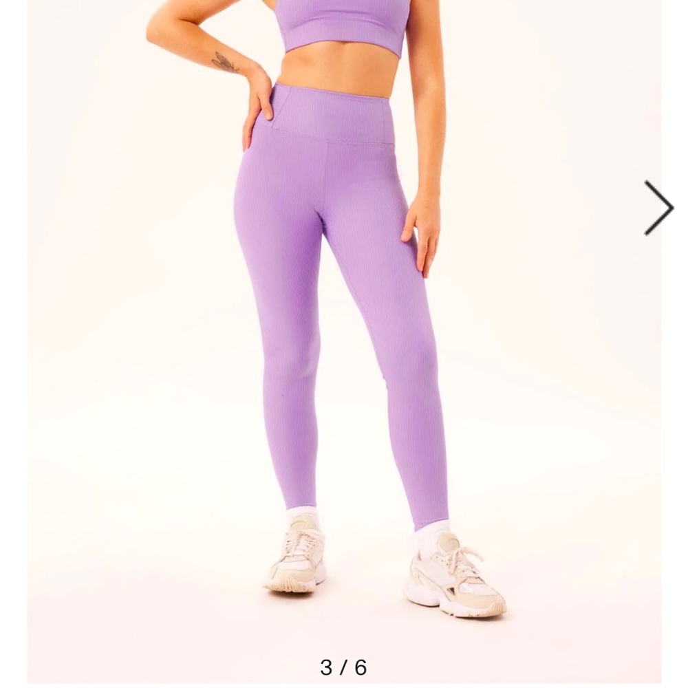 Girlfriend collective compression leggings in Lilac